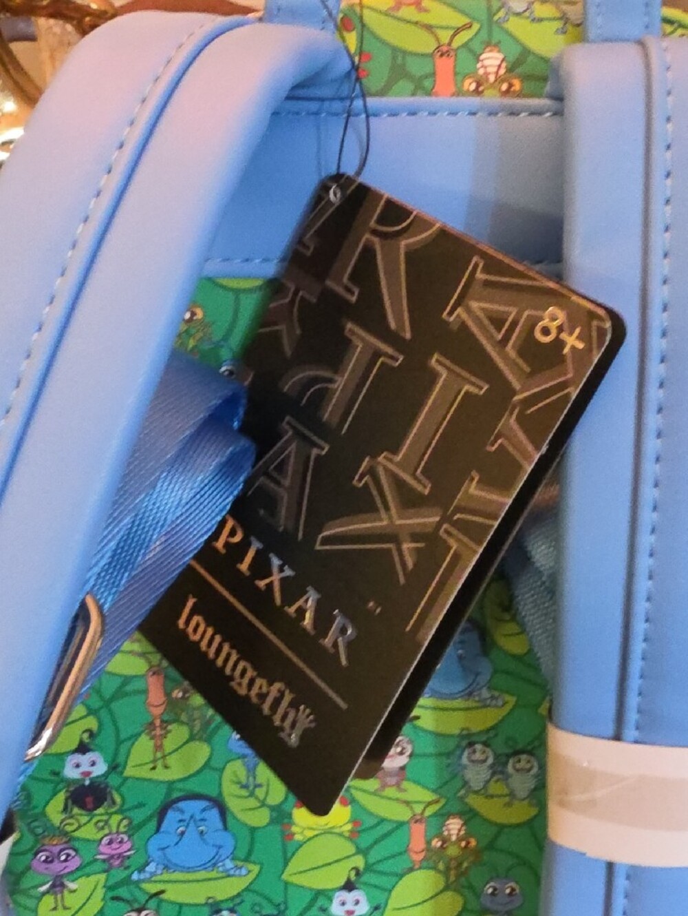Loungefly Green Blue Pixar 'A Bug's Life' Kids Mini Backpack - Picture 2 of 7